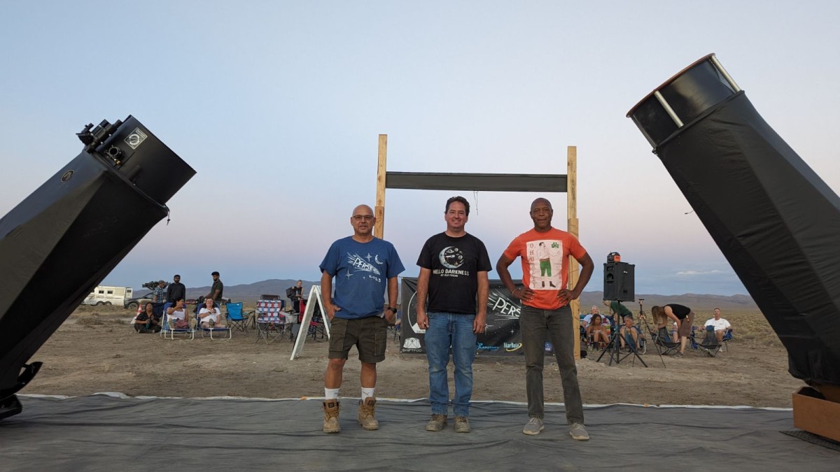 The Telescope Guys observing under dark skies